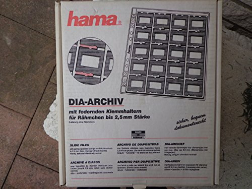 Hama DiaArchiv PET, Typ 5 x 5, für gerahmte Dias