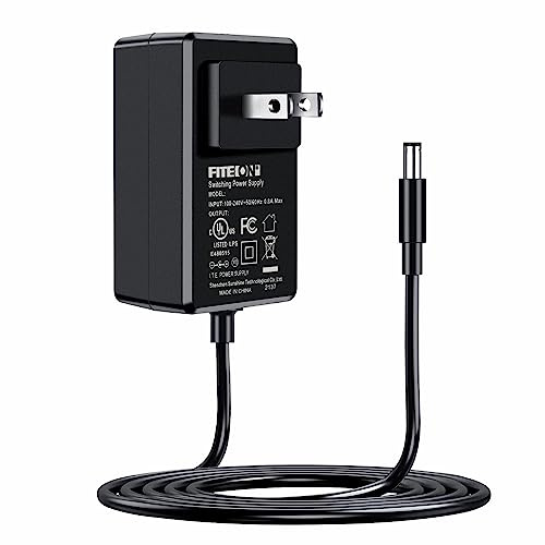 FITE ON 6V AC Power Adapter Compatible With Nordictrack 800 E7 SV GX4.0 GX2.0 E5.5 ASR 630 700 990 E5.7 Elliptical A.c.t. Pro Audiostrider &Treadmill & Incline Trainer Bike Power Cord Charger UL Liste
