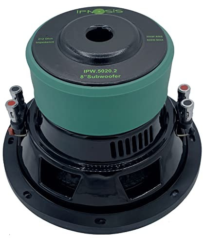IPNOSIS IPW 5020.2 Subwoofer 20cm (8) 200/400 Watt Impedenza 2+2 Ohm 84 dB