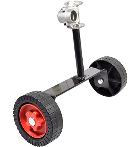FUMHEUF Universal Adjustable Support Wheels Auxiliary Wheels 25mm(1 inch) Trimmer Head for Weed Trimmer Gas String Trimmer Petrol/Electric Brushcutter Strimmer