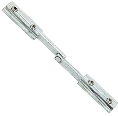 SCHMIDT systemprofile 10x Gelenkverbinder Nut 8 Stahl Drehverbinder mit Madenschrauben Profil-Verbinder Aluprofil-Zubehör
