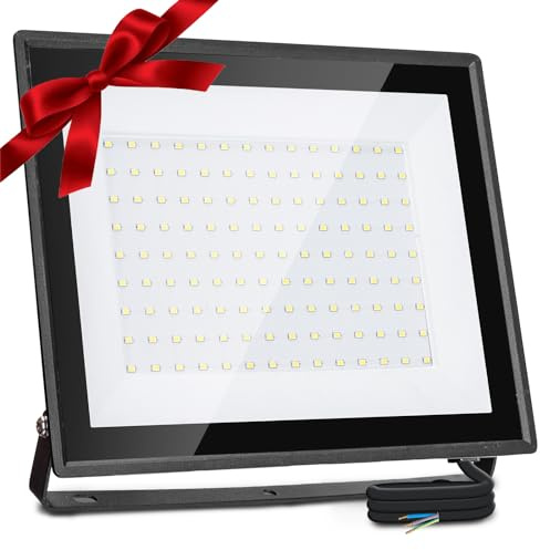 Aigostar Projecteur LED Extérieur 100W 8700lm Projecteur Exterieur LED Blanc Froid 6500K IP65 Imperméable, pour Jardin,Patio,Cour,Garage