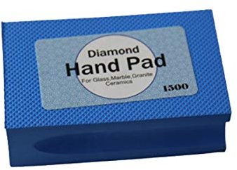 Boxonly Diamond Sanding Blocks 1500 Grits Diamond Hand Polishing Pad Electroplated Polishing Hand Pads Hand-Held Sanding Block for Stone,Ceramic,Glass