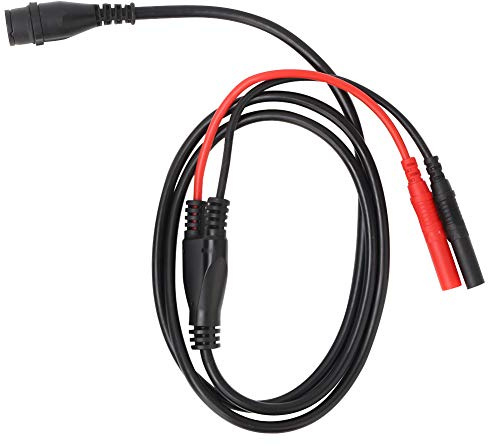 P1206 Cavo Coassiale BNC da Spina Maschio a Spina a Banana Diritta, Cavo di Prova per Oscilloscopio da 100 Cm per Lavori di Test Elettrici e di Laboratorio