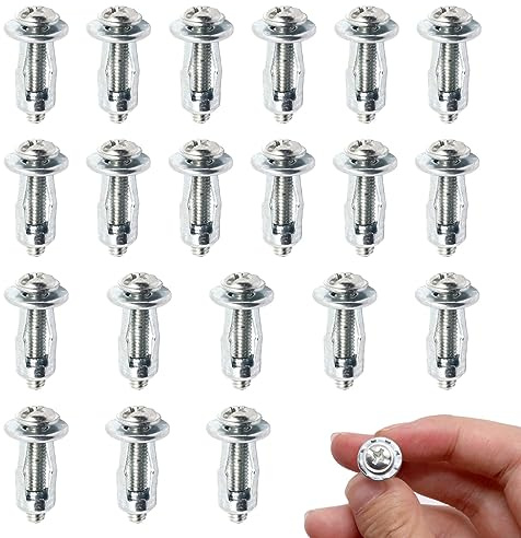 BENLIUDH 20pcs Hollow Wall Anchors for Thin Walls Heavy Duty, M4 x 4/5