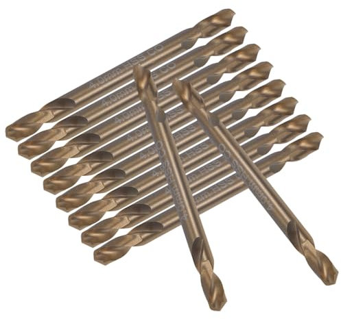 OSALADI 10stücke Teiliges Cobalt-stahl Bohrer Präzisions-spiralbohrer Für Metall Geeignet Für Edelstahl Für Präzises Und Sauberes Bohren