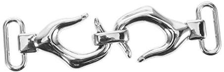 HOODANCOS 2 Stücke Kleid Bund Schnallen Mantel Verschluss Tasten Vielseitig Metall Toggle Schnalle Set