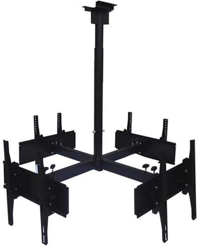 TV Wall Mount' Soporte de Techo para TV de 4 Lados - Soporte de Pared para TV, para televisores de 32 a 65 Pulgadas Marco Giratorio de 360 ​​​​°, Elevador telescópico de TV con inclinación y Giro