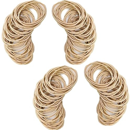 100 Pcs Small Hair Bands, 2mm Thin Hair Bobbles Seamless Ponytail Holders for Fine Hair, Bulk Hair Ties No Metal Gentle Elastics for Women Men Girls Kids (Beige)
