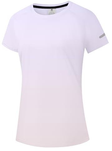 Women's Rash Guard UPF 50+ Sonnenschutz Kurz/Langarm T-Shirts Leichte, schnell trocknende SPF UV Schwimm Shirts