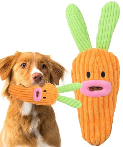 Interaktive Hundespielzeuge - Ostern Quietschende Plüsch-Hundespielzeug | Knisterndes Welpenspielzeug Für Bissverhalten,Für Kleine Mittelgroße Welpen Indoor Outdoor Garten Reise Langeweile Training