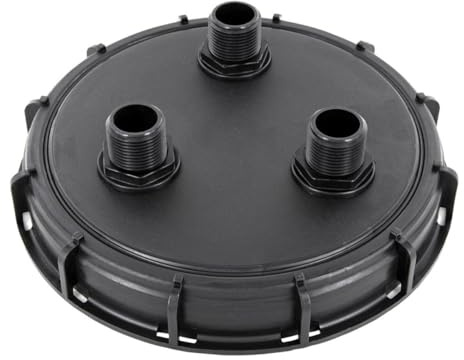 REKUBIK IBC Deckel mit 3X 1 Außengewinde Größe DN 225