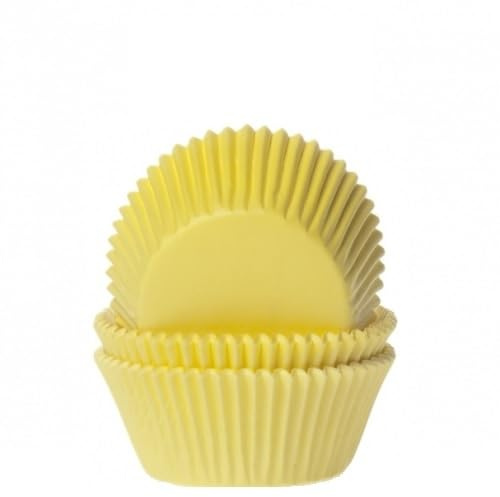 House of Marie 60 Mini moldes, Amarillo, De Papel