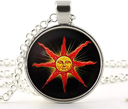 Dark Souls Collar Colgante Almas Oscuros Joyería Cristal Joyería Imagen