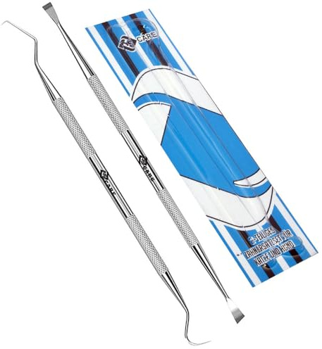 set dentale 2 pezzi dentista pulizia dei denti tartaro rimozione della placca, kit ablatore per sbiancamento, per l'igiene orale e dentale domestica set per animali
