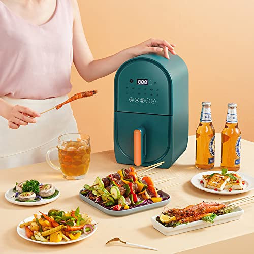 FHKBB Freidora de Aire 12 en 1 Multifuncional 3L Cesta Antiadherente Freidora automática sin Aceite 1400W 220V