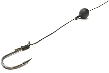 Tandem Baits Monster Cat Wels-Vorfachhaken Einzelhaken mit Rassel Waller-Vorfachhaken zur Vorfachschnur | Angel-Set Angelhaken zum Welsangeln | Angelzubehör Haken Wallerangeln 40/60/80 kg