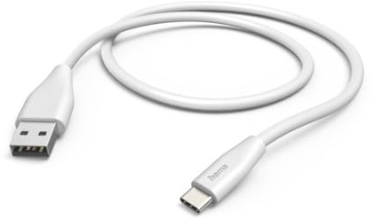 Hama Ladekabel USB A auf USB C, Schnellladung, 1,5m | Handy Ladekabel, weiß, Datenkabel, USB Kabel, Handykabel, Ladekabel USB Typ A, USB Typ C, maximal kompatibel) schwarz