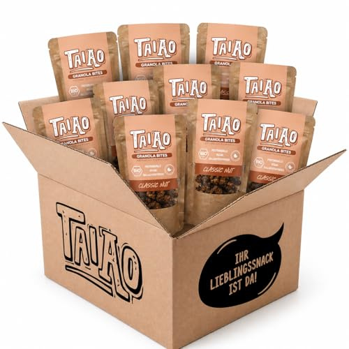Taiao Knusprige Kichererbsen - 10er Pack Classic-Nut