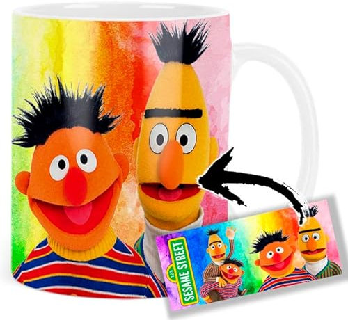 Sesame Street Bert And Ernie Tasse Keramikbecher Mug