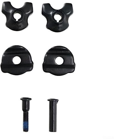 Sattelklemmen, Fahrrad-Sattelstützen-Klemme für Carbon-Sattelschienen, oval/runder Clip, 7 x 7 mm