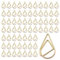 Büroklammern Gold 200 Stück Metall Kleine Büroklammern Motiv Papierklammern Wasser Tropfenform Büroklammer für Buch Poster Papier