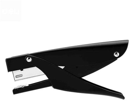 Tacker Büro Hefter Heftgerät 20 Blatt Klemmtyp Geeignet Für Klammern 24/6 26/6 Drehbare Nagelplatte Sparen Sie Aufwand Metall Handheld (Black,160X75X28mm)