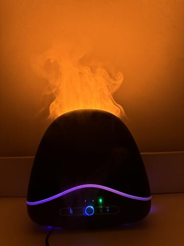 Diffusore di fiamma, diffusore di aromi da 300 ml per oli essenziali, lampada di fragranza