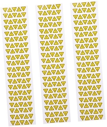 Vaguelly Safety Stickers 3 Pack High Voltage Warning Labels Electric Hazard Signs Strong Adhesive