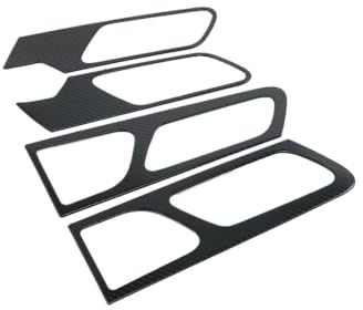 Auto Aufkleber Für Peugeot 2008 2020 2021 2022 Carbon Fiber Style Trim Innentürgriffabdeckung Autozubehör Auto Styling Zierleisten