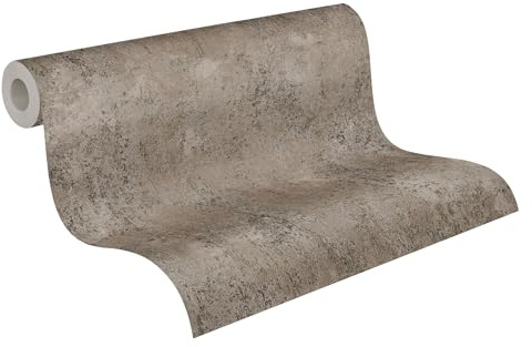 Livingwalls Hot Spots papier peint intissé structuré 10,05 m x 0,53 m - marron, gris, noir, métallique - surface du papier peint - 786295