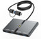Adattatore USB A/C 3.0 a 4xHDMI Supporto Modalità Mirror/Extend compatibile con Mac/Win, Docking Station USB C 5 in 1 (4K30Hz x2+1080P60Hz x2+Tipo C 3.0), HUB Tipo C HDMI per 4 Monitor