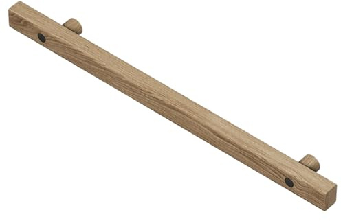 Natural Wood Staircase Handrail Indoor Wall Mount, Non-slip Stair Railings Wooden Hand Rails for Elderly Disable People, Home Garden Corridor Deck Railing(9ft(274cm))