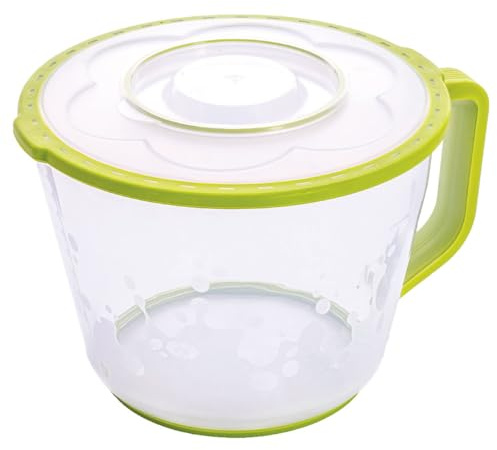 B2C Mixing Jug Whipping Blending Cup Container Storage Bowl Handle Double Cover Mixer Non-Split Mixing Bowl