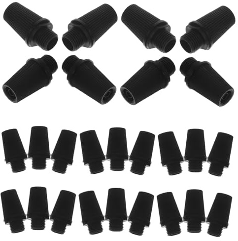 DIYEAH 50pcs Black Plastic Cable Glands Wire Strain Relief Locks for Pendant and Ceiling Lamp DIY Cable Fixing Clamps Hanging Light Cord Grips