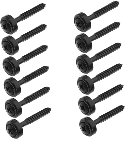TOPBATHY 12 Stück Halsverbindungsschrauben Für Gitarre Chrom Gitarrenschrauben Gitarrenhals Hardware Gitarrenhalsschrauben Gitarrenhals Montagesatz Gitarren Upgrade Schrauben