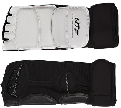 wueiooskj Förbättrade dämpande Kung Fu-boxningshandskar med 5-8 mm EVA-dynor för stötsäkerhet och bekvämlighet under träning. Taekwondo Karatehandskar Boxning Halvfinger
