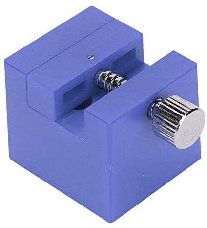 Shurzmotic Uhrband-Haltevise, Metall-Uhrarmbandhalter mit sanfter Backenbewegung, langlebige Konstruktion aus Kunststoff und Eisen für präzise Verstellungen der Gliederverbindungen bei der