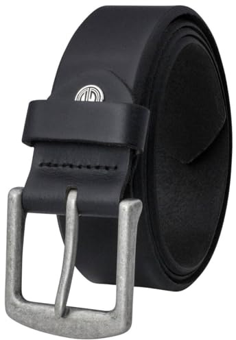 LINDENMANN Ledergürtel Herren, schwarz 40 mm Leder, klassisch und hochwertig verarbeitet, Jeans-Gürtel, ideal zu Jeans