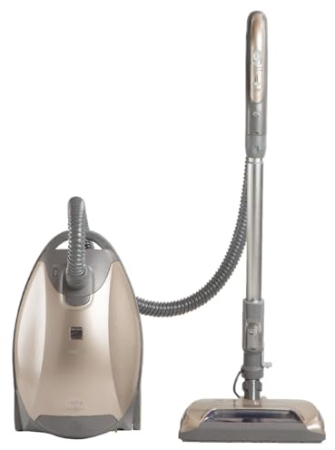 Kenmore Elite 81714 Pet Friendly Ultra Plush Lightweight Bagged Canister Vacuum with Pet PowerMate, HEPA, Extended Telescoping Wand, Retractable Cord, and 3 Cleaning Tools-Champagne
