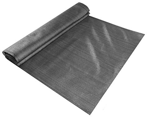 EXCOLO Schattiernetz 2x20m grau anthrazit – 150 g/m² HDPE Windschutz Sichtschutz Zaunblende Bauzaun Windschutznetz blickdicht UV-stabil mit verstärkten Rändern & Knopflöchern alle 5 cm