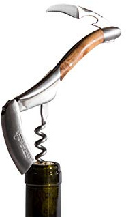 Laguiole en Aubrac Sommelier, Kellnermesser, Wacholder, Edelstahl matt, Original aus Frankreich