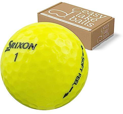 25 SRIXON Soft Feel GELB LAKEBALLS/GOLFBÄLLE - QUALITÄT AAA/AA