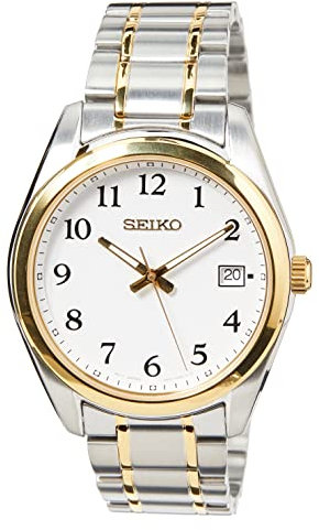 Seiko Herren-Uhr Quarz Edelstahl mit Edelstahlband SUR460P1