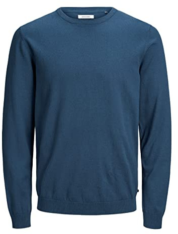 JACK & JONES Male Strickpullover Einfarbig Strickpullover | Knitted Pullover
