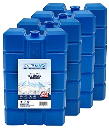 schonek Chunky Ice Blocks 400ml x 4 – Coolant that simply stays frozen for longer – 14+ Hrs Chilled - BEVERAGES done RIGHT for longer