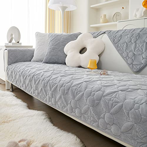 WYJHNLBEDC Sofa/Couch überzug/Sofabezug/überwurfdecke, Sofaschutz Decke | Warmer Super Weicher Samt Sofaschoner Decken rutschfest, L/U Form/Ecksofa 3/2/1 Sitzer, Sofaschutz Hund Kratzschutz Katze