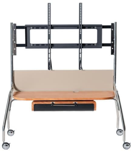 Soporte TV Soporte Televisores Soporte Rodante Para TV, Carrito Para TV Móvil Con Ruedas, Soporte Para TV De 55 A 85 Pulgadas, Soporte Para Carrito De TV Con Estante De Almacenamiento Soporte TV Pie (
