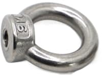 1 Stück DIN582 M3 M4 M5 M6 M8 M10 304 Edelstahl Marine Ringmutter Gewinde(M10 1pc)