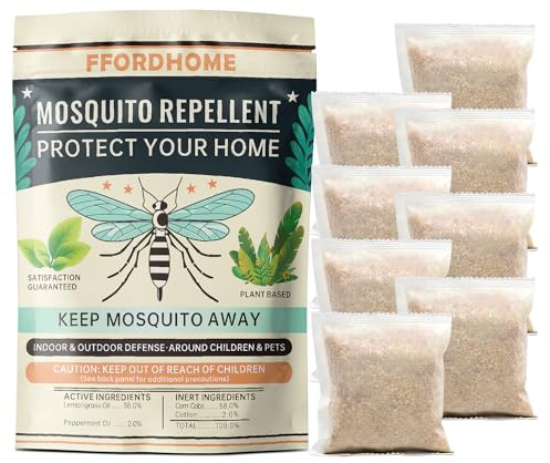 Mosquito Repellent for Patio - Mosquito Repellent Indoor & Outdoor Protection - Mosquito Deterrent for Yard - Mosquito Control for Rooms, Keep Mosquitos Away for Camping - 8 Packs……